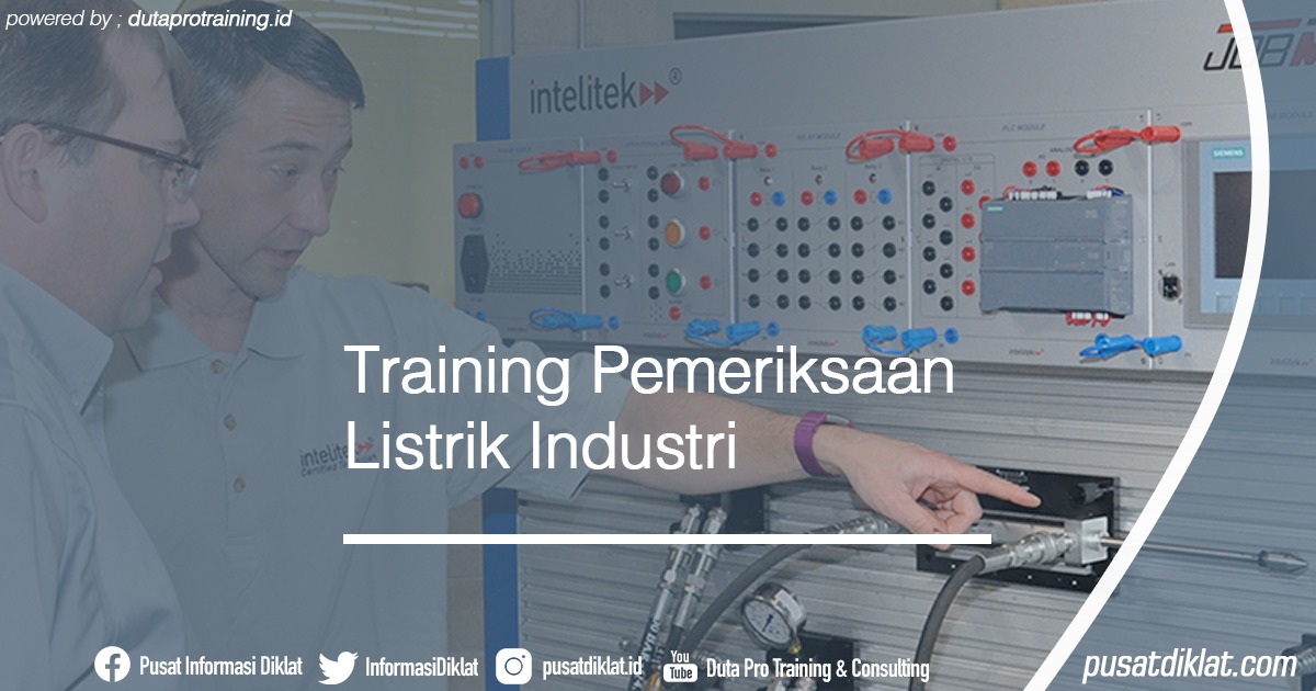 Training Pemeriksaan Listrik Industri Informasi Jadwal Training Diklat SDM Jogja Jakarta Bandung Bali Surabaya